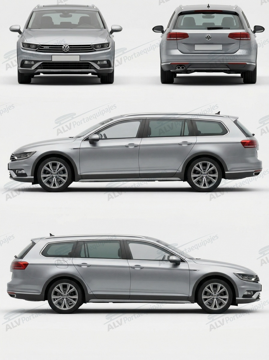 Volkswagen Passat Variant (B8/3G - railing integrado) (2015-->2023)
