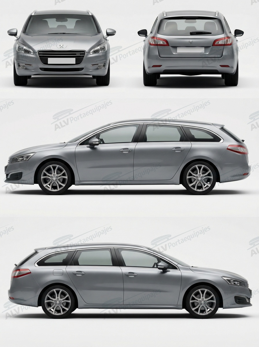 Peugeot 508 SW (I.2 - railing integrado) (2014-->2018)