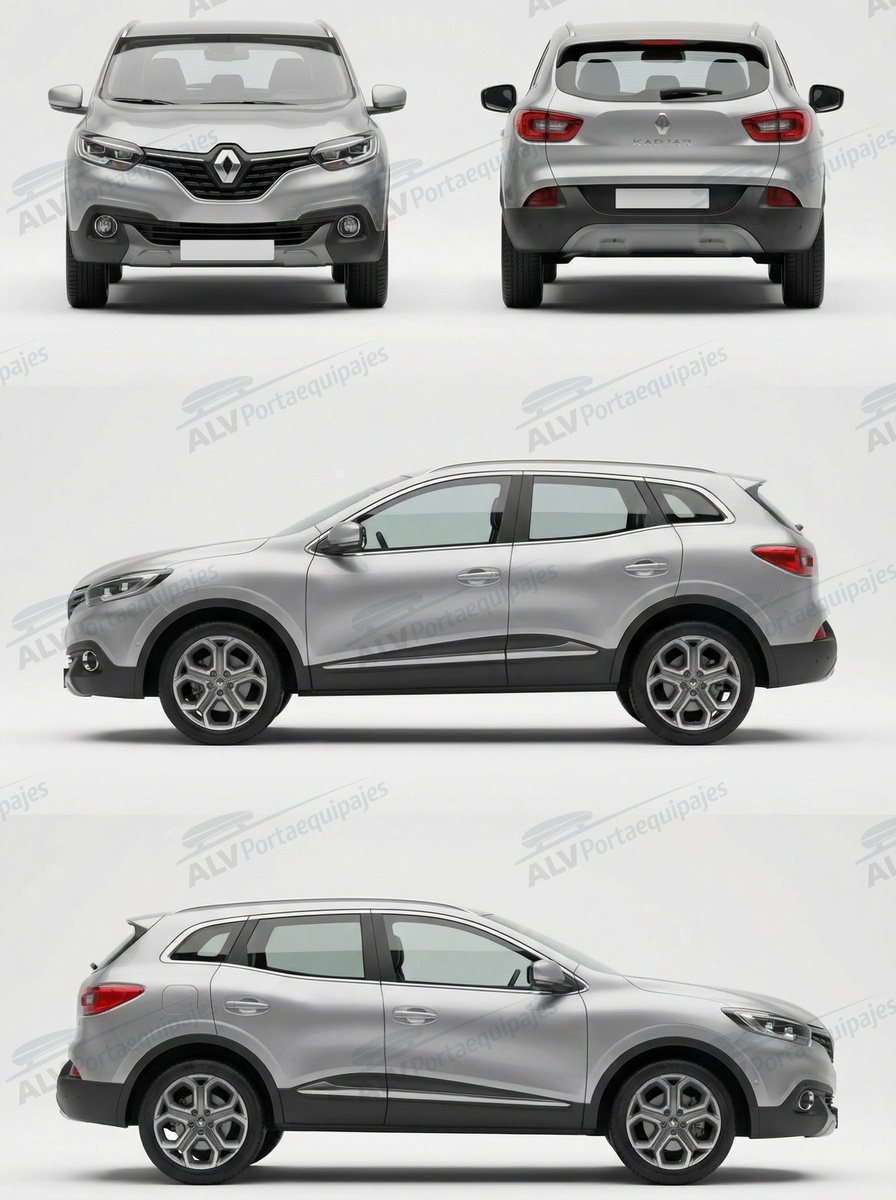 Renault Kadjar 5p (railing integrado) (2015-->)