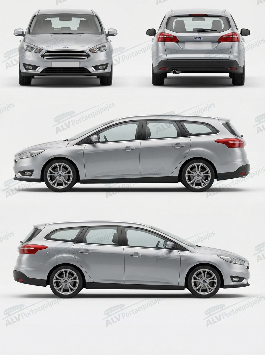 Ford Focus SportBreak (III.2 - railing integrado) (2015-->2018)