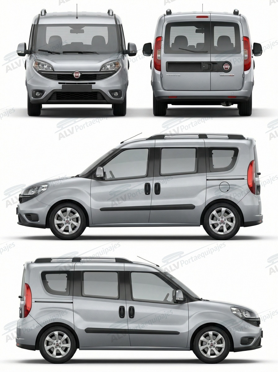 Fiat Doblo Panorama (II.2 - railing) (2015-->2022)