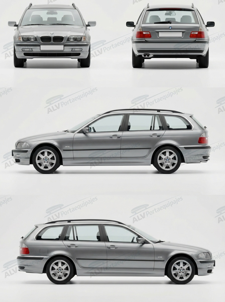 BMW Serie 3 Touring (E46 - railing) (2000-->2005)