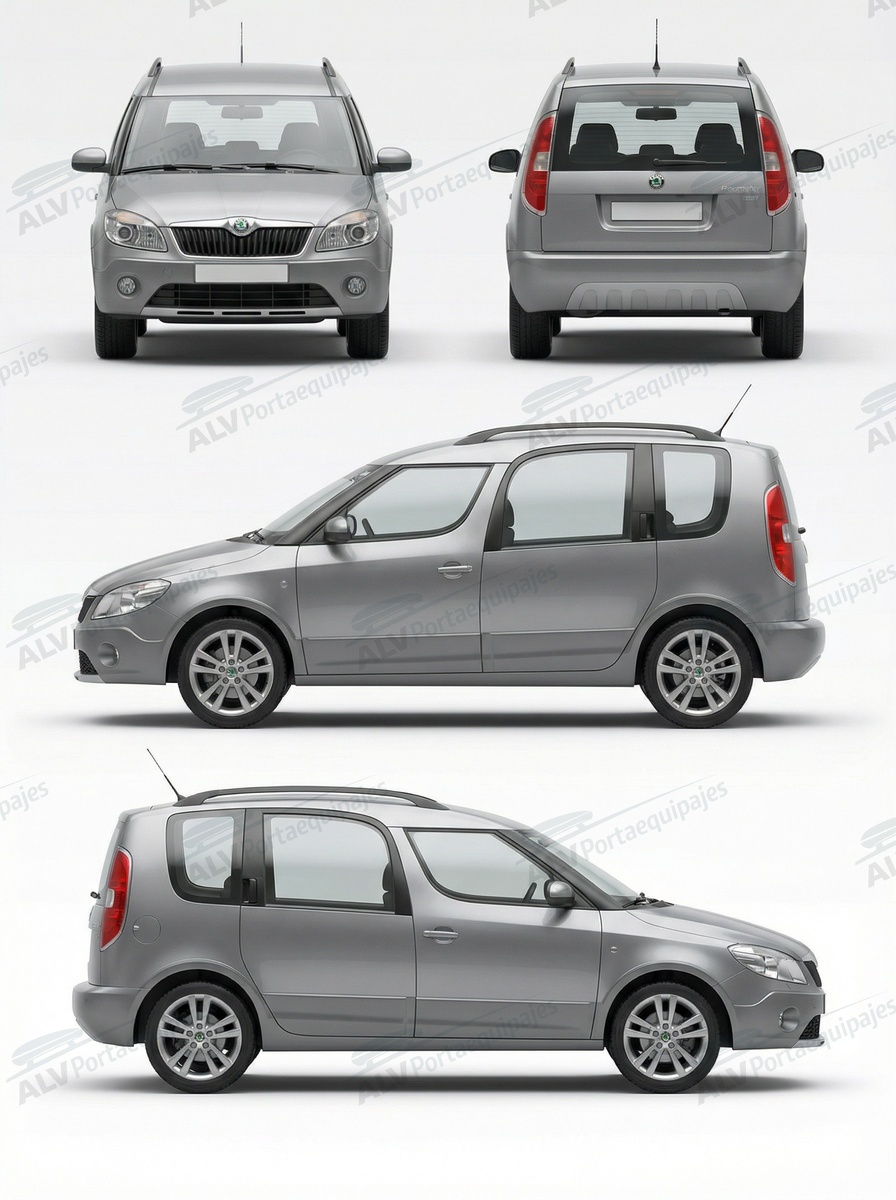 Skoda Roomster Scout 5p (railing) (2008-->2015)