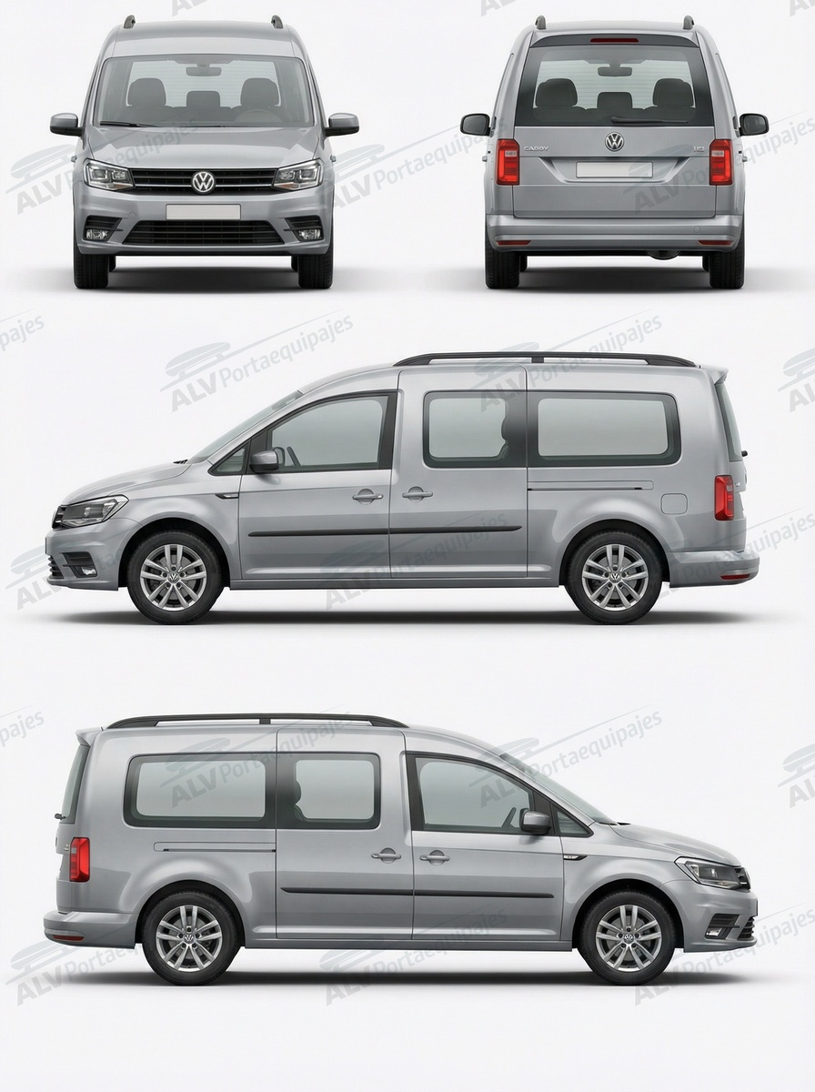 Volkswagen Caddy Maxi (IV - railing) (2015-->2020)