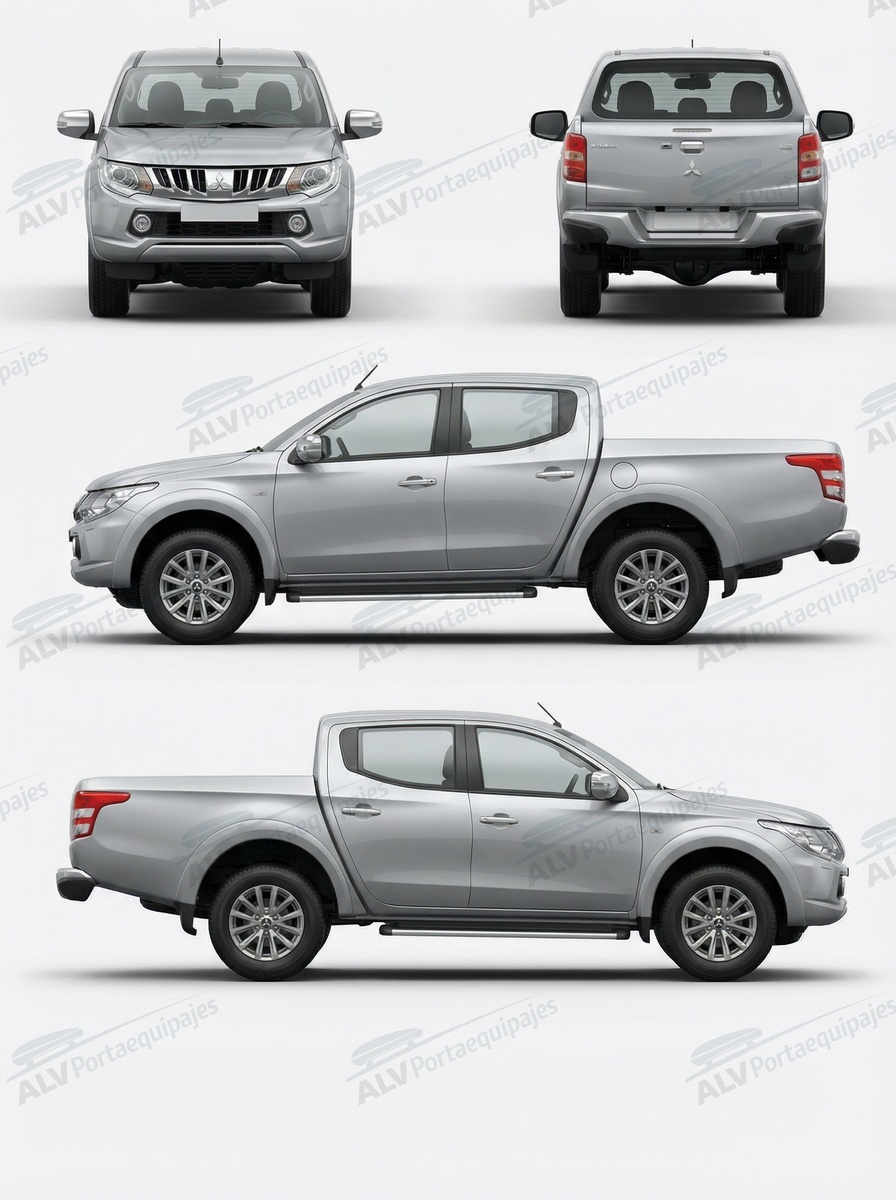 Mitsubishi L200 cabina doble (V - techo normal (fixpoint oculto)) (2015-->2019)