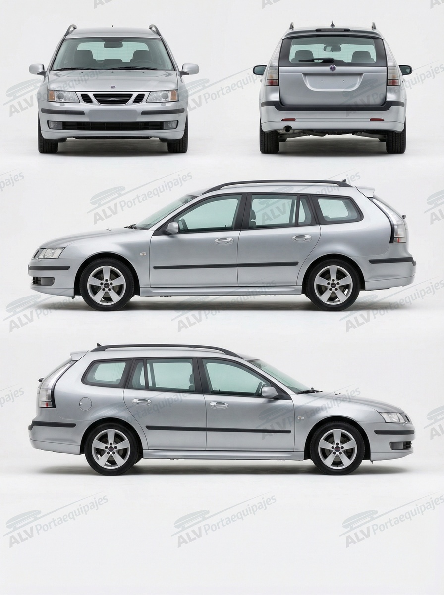 Saab 9-3 Sport Hatch / SportCombi (II - railing) (2005-->2012)