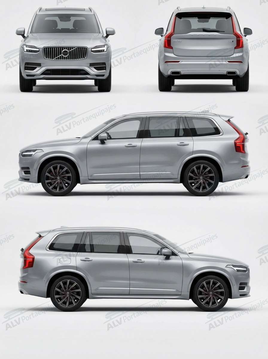 Volvo XC90 5p (II - railing integrado) (2015-->)