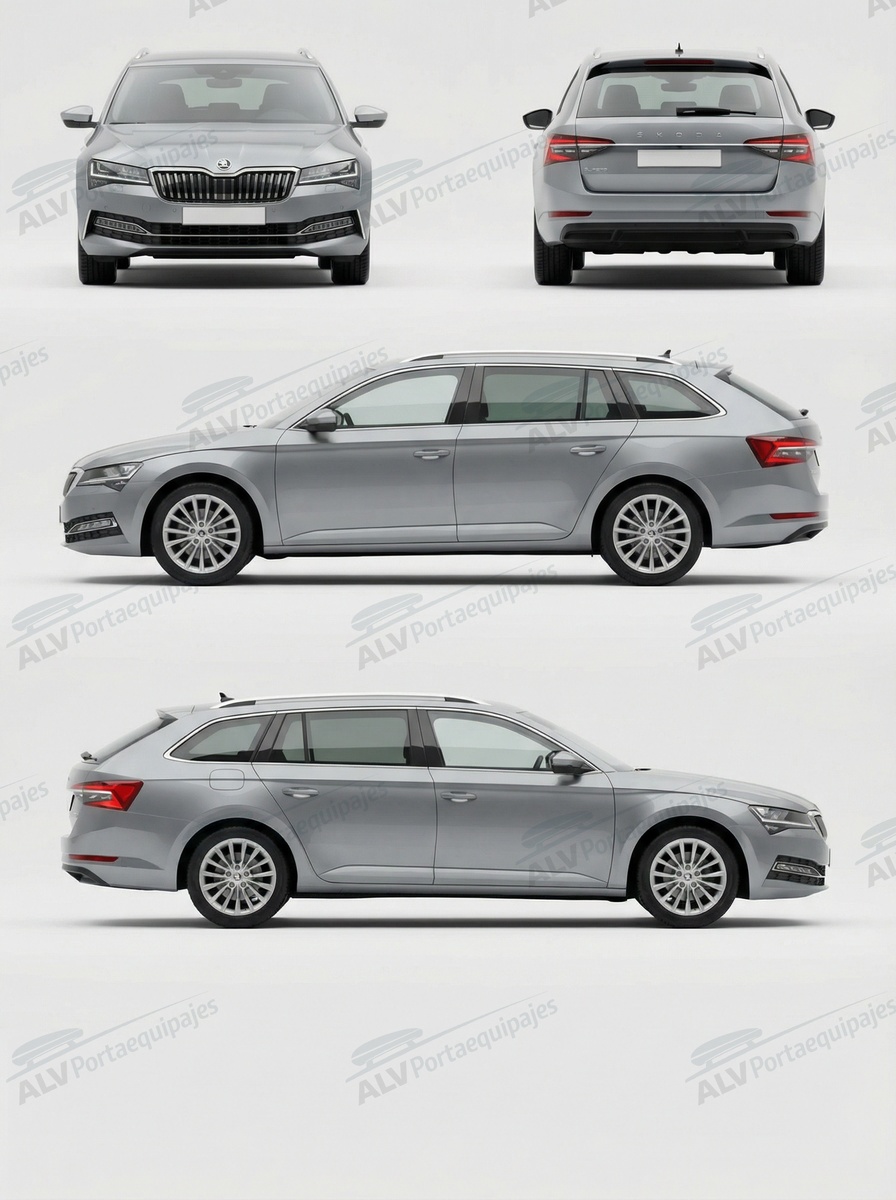 Skoda Superb Combi (III/B8(3V) - railing) (2015-->2024)