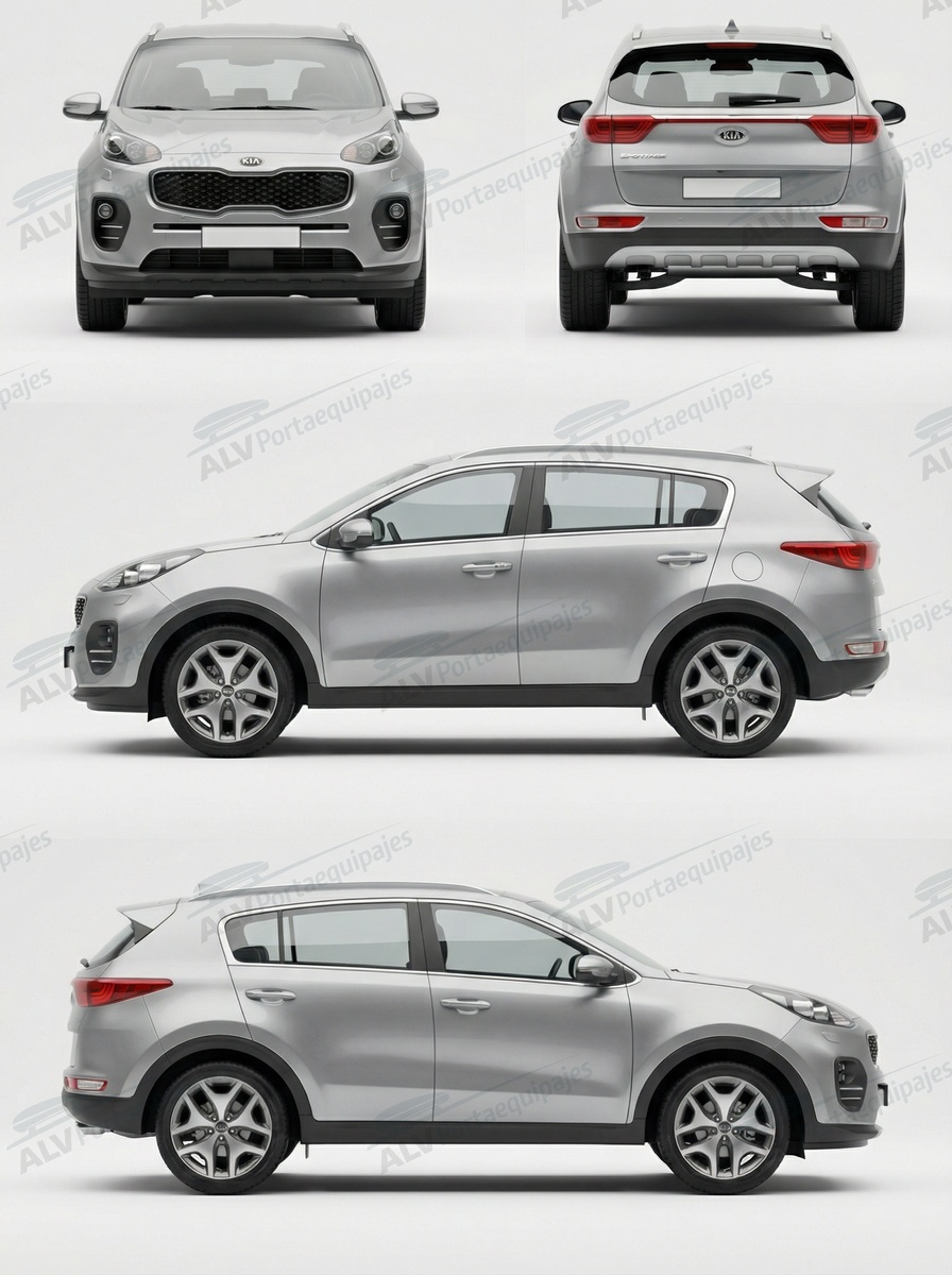 Kia Sportage 5p (IV/QL - railing integrado) (2016-->2021)