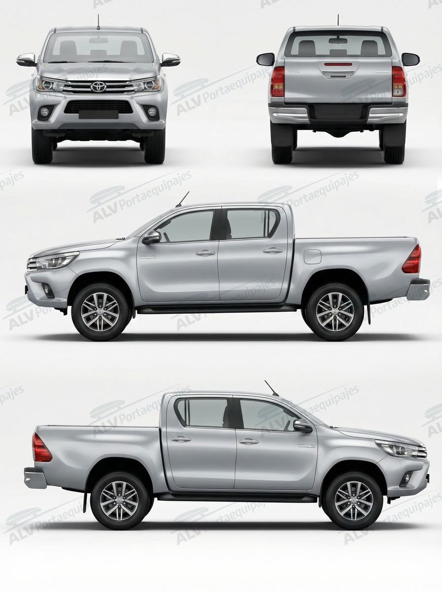 Toyota Hilux cabina doble (VIII - techo normal) (2016-->)