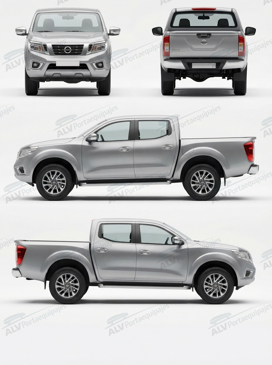 Nissan Navara cabina doble (D23/NP300 - techo normal) (2015-->)