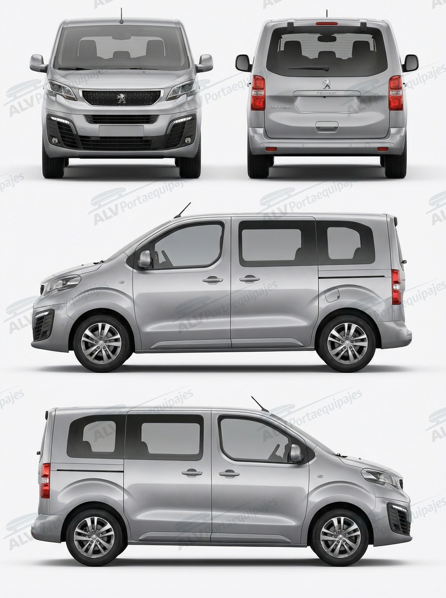 Peugeot Traveller L1H1 (XS/compact - 4 puntos de fijaci&oacute;n) (2016-->)