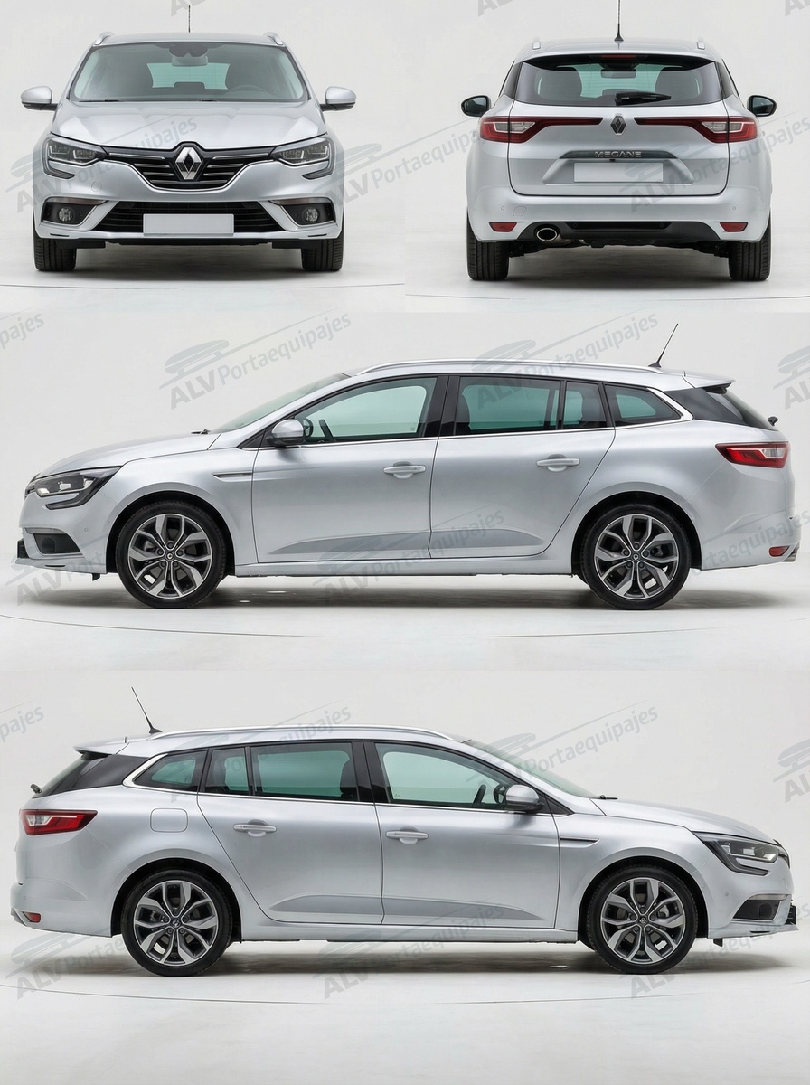 Renault Megane Sport Tourer (IV - railing integrado) (2016-->)