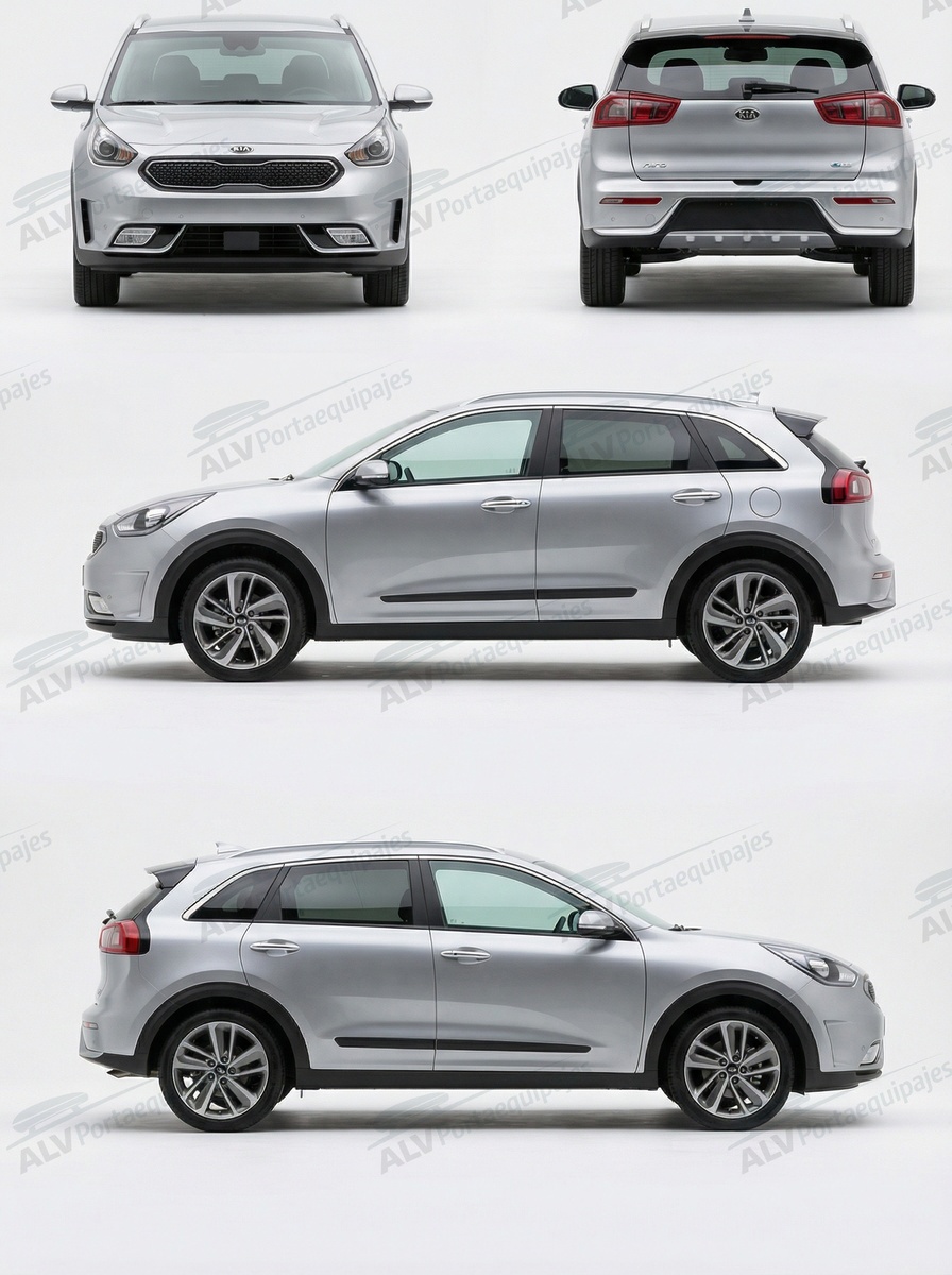 Kia Niro 5p (I/DE - railing integrado) (2016-->2022)
