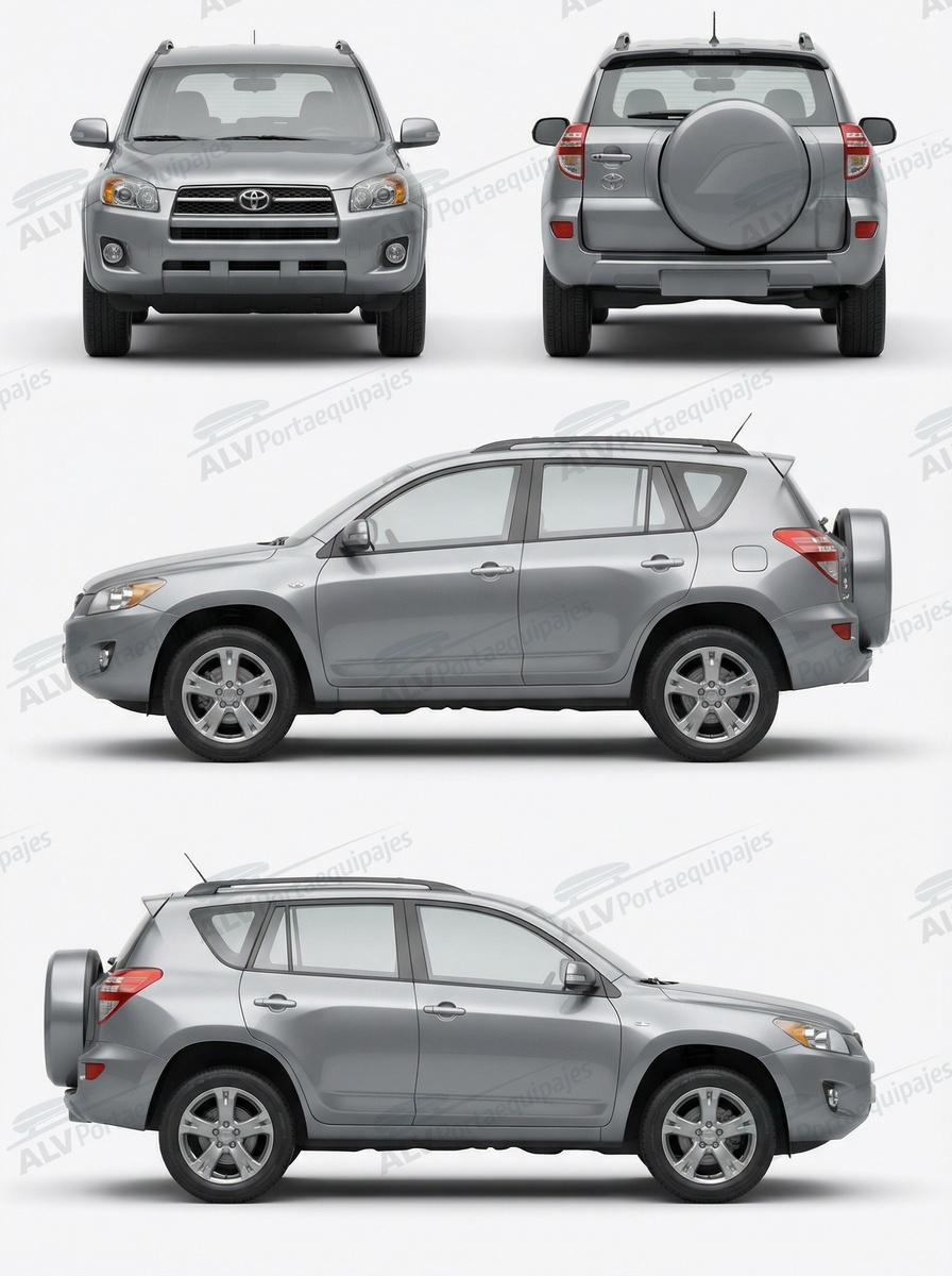 Toyota RAV4 5p (III/XA30 - railing) (2006-->2012)
