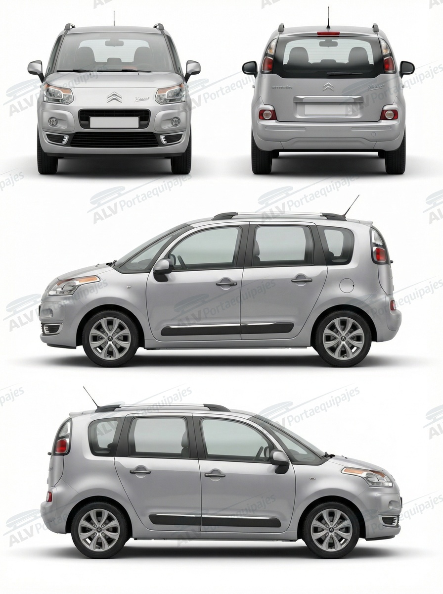 Citro&euml;n C3 Picasso (railing) (2013-->2017)