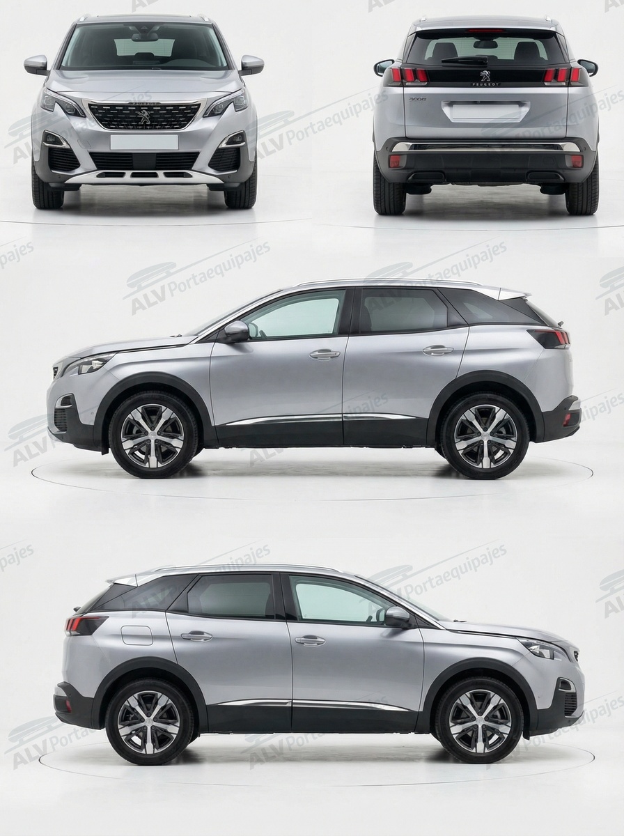 Peugeot 3008 5p (II/P84 - railing integrado) (2016-->2023)