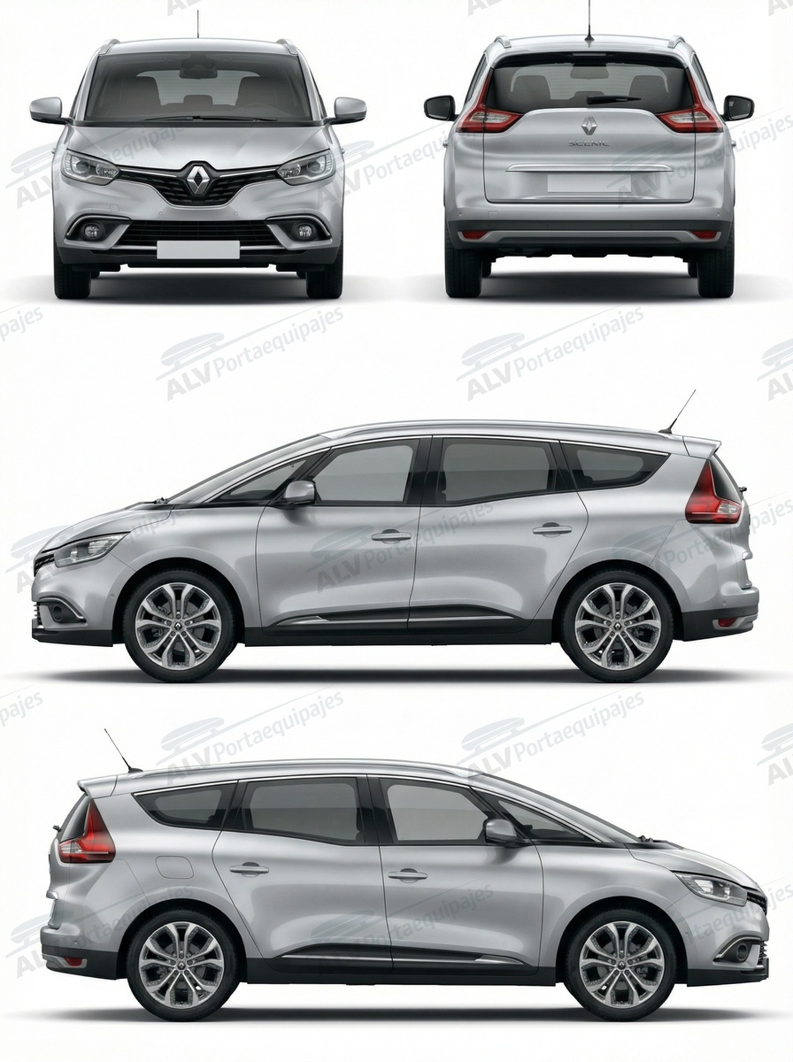 Renault Grand Scenic 5p MPV (IV - railing integrado) (2016-->2022)