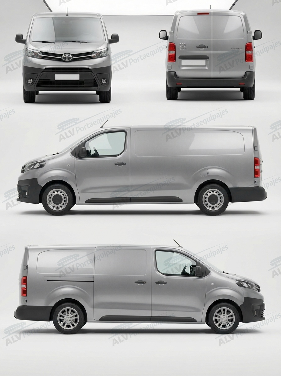 Toyota ProAce L2 (XL/larga - 5 puntos de fijaci&oacute;n) (2016-->)