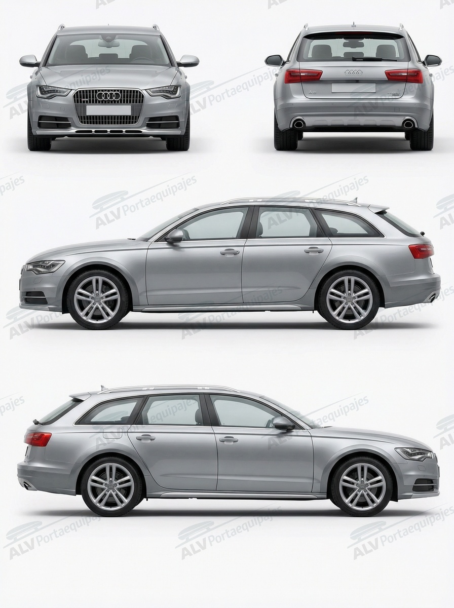 Audi A6 Allroad (C7 - railing) (2012-->2019)