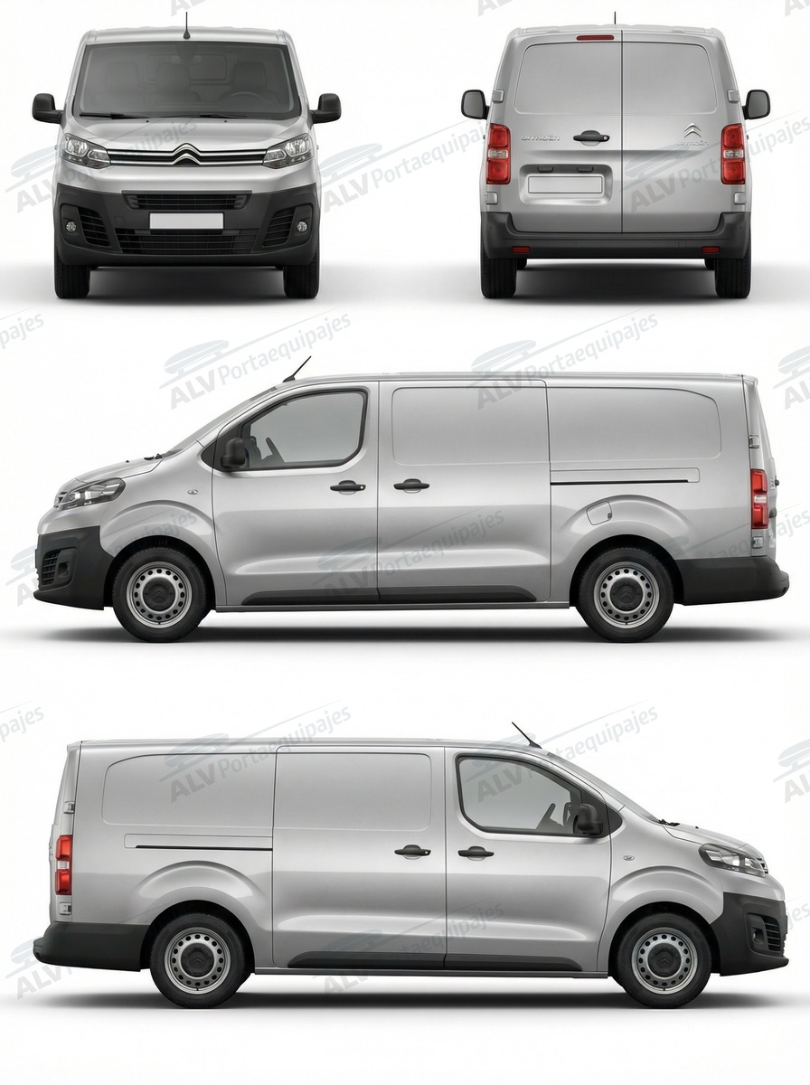 Citro&euml;n Jumpy L3H1 (XL/larga - 5 puntos de fijaci&oacute;n) (2016-->)