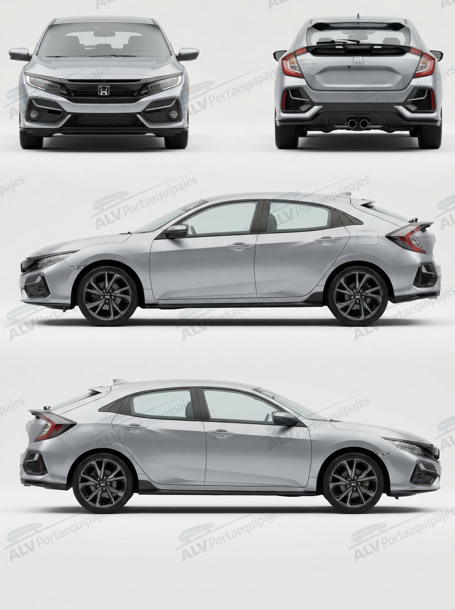 Honda Civic 5p (X/FK7 - techo normal sin techo de vidrio) (2017-->2022)