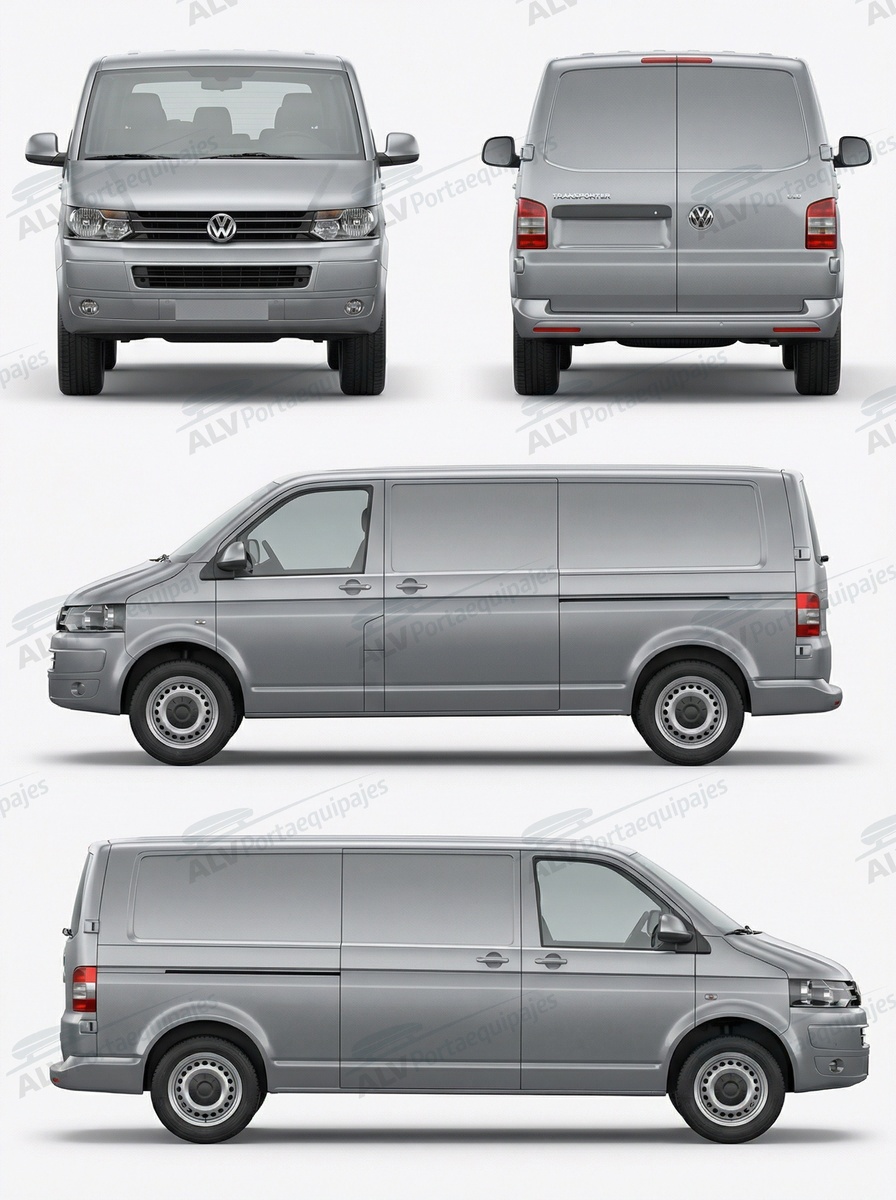 Volkswagen Transporter T5 L2H1 (perfil en T / T-Track) (2003-->2015)