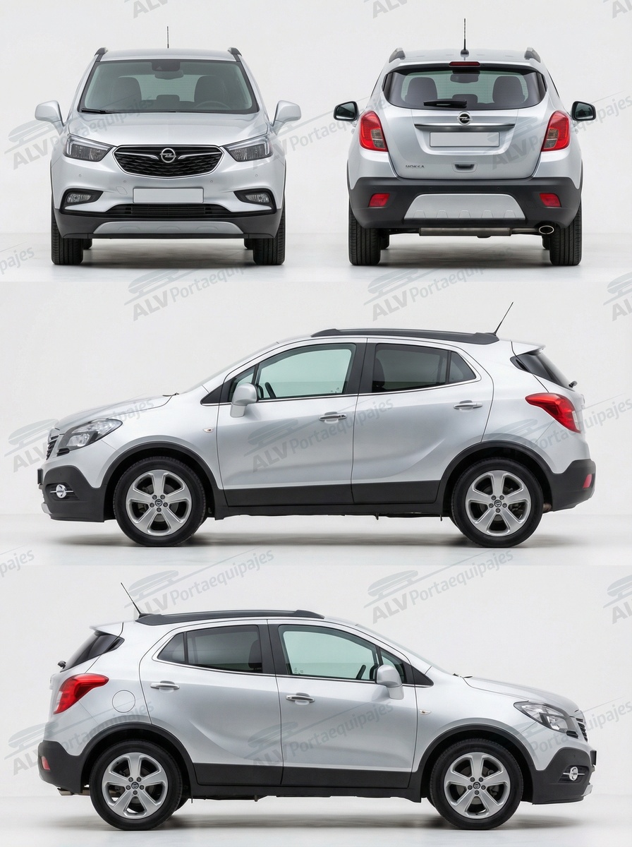 Opel / Vauxhall Mokka X 5p (railing integrado) (2016-->)