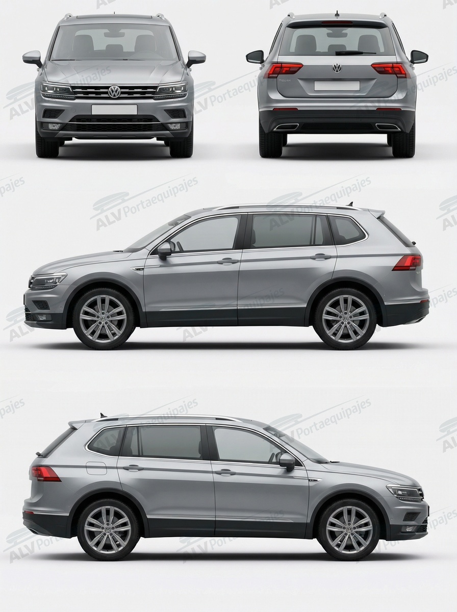 Volkswagen Tiguan Allspace 5p (II - railing) (2017-->)