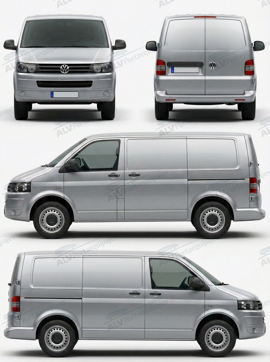 Volkswagen Caravelle T5 (perfil en T / T-Track) (2003-->2015)
