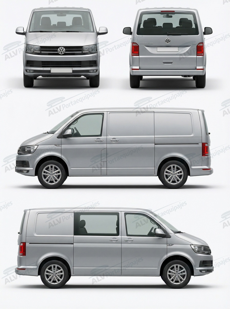 Volkswagen Caravelle T6 (perfil en T / T-Track) (2015-->2024)