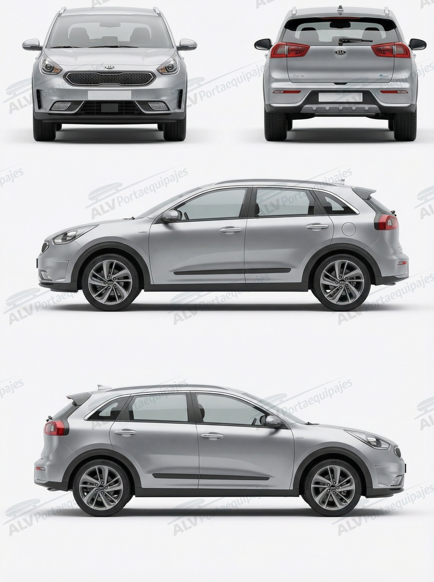 Kia Niro 5p (I/DE - techo normal) (2016-->2022)