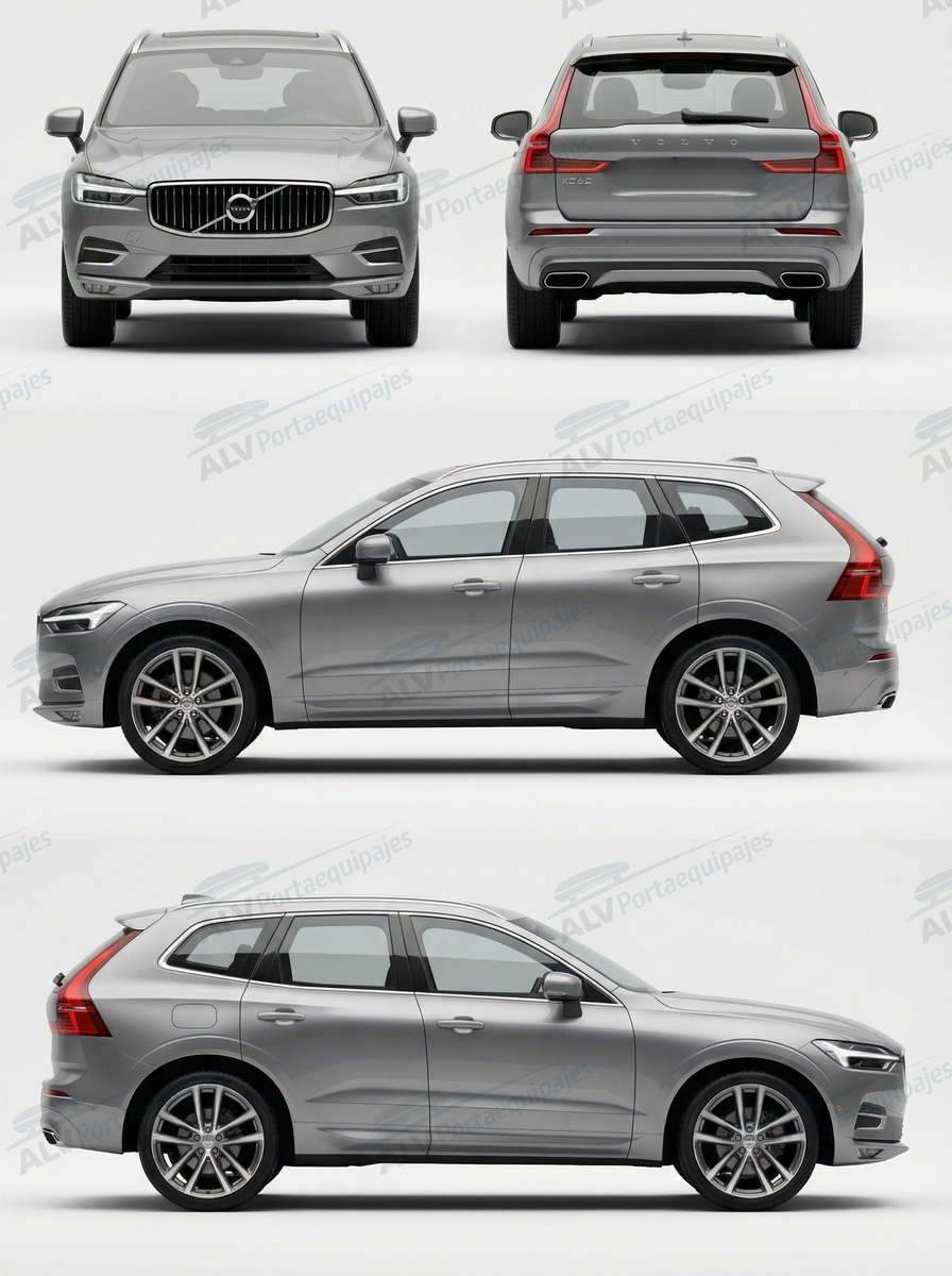 Volvo XC60 5p (II - railing integrado) (2017-->)