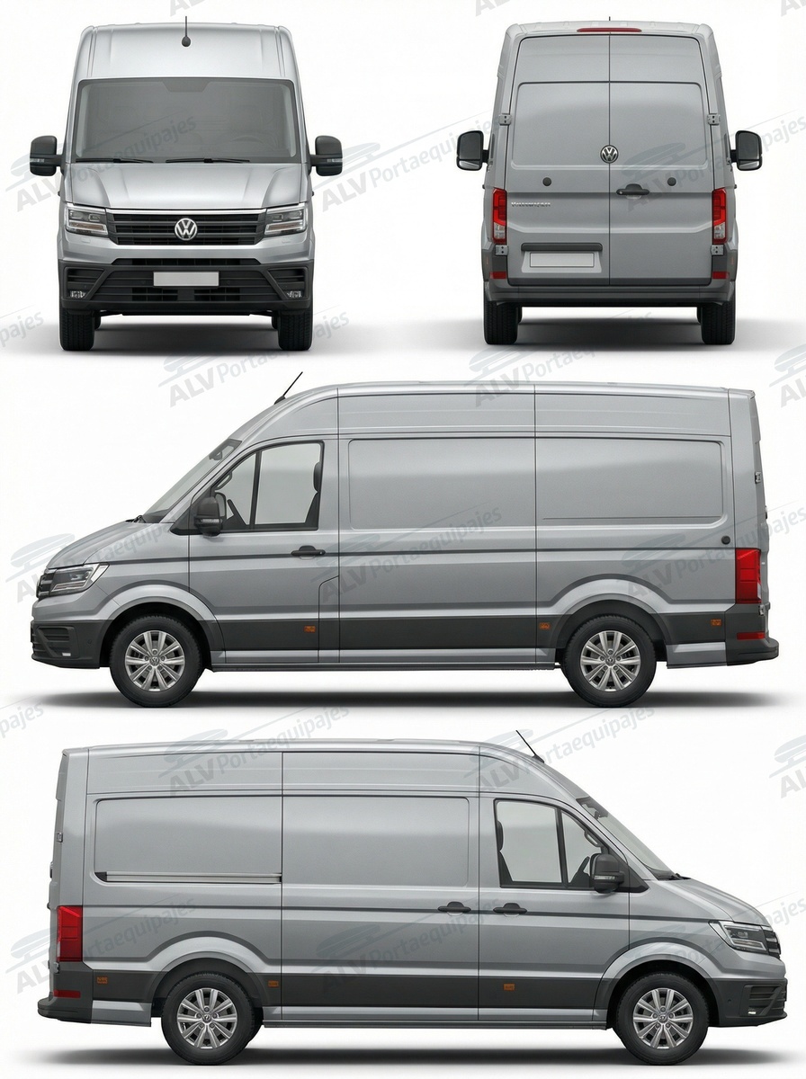 Volkswagen Crafter L3H3 (sin luces en el techo) (2017-->)