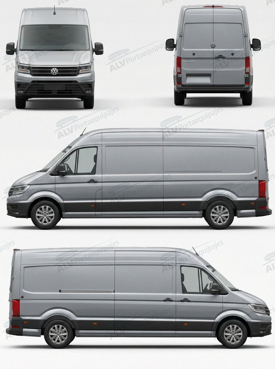 Volkswagen Crafter L4H3 (sin luces en el techo) (2017-->)