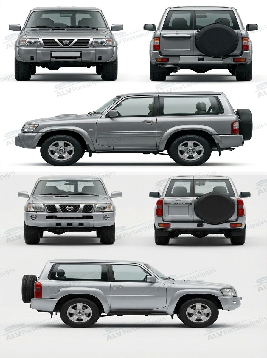 Nissan Patrol GR 3p (Y61 - vierteaguas) (1997-->2013)