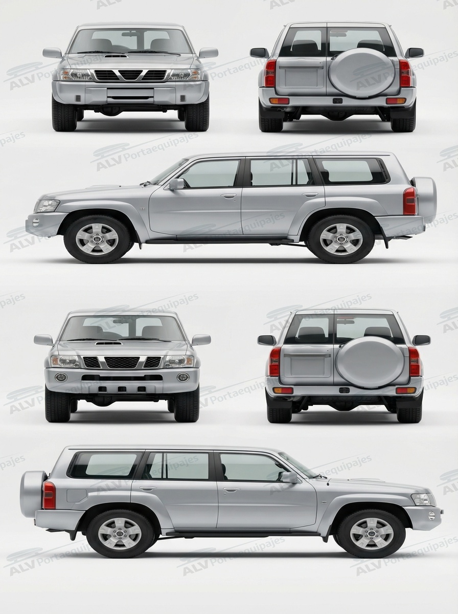 Nissan Patrol GR 5p (Y61 - vierteaguas) (1997-->2013)