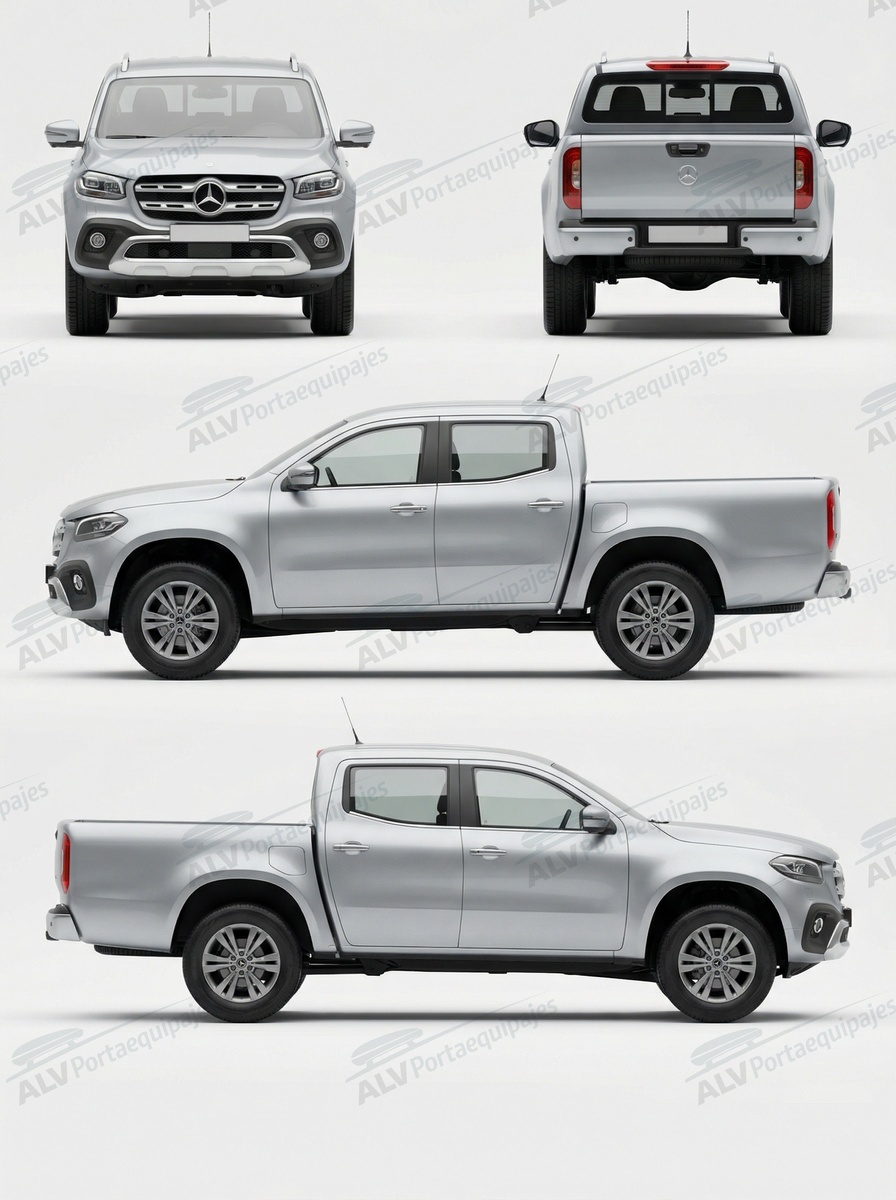 Mercedes Clase X cabina doble (railing) (2017-->)