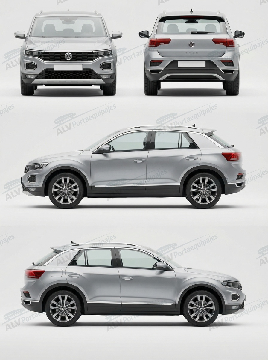 Volkswagen T-Roc 5p (I - railing) (2017-->2026)