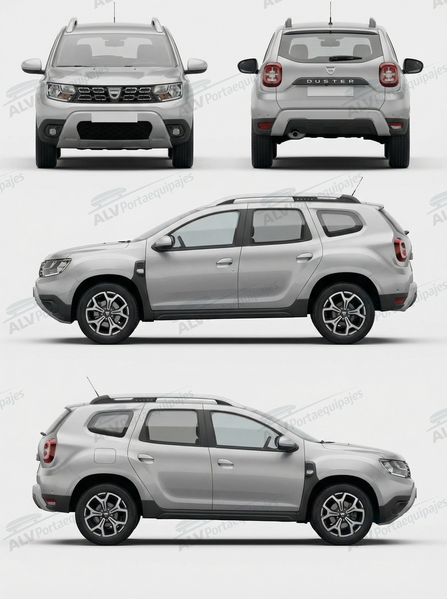 Dacia Duster 5p (II/HM - railing) (2018-->2024)
