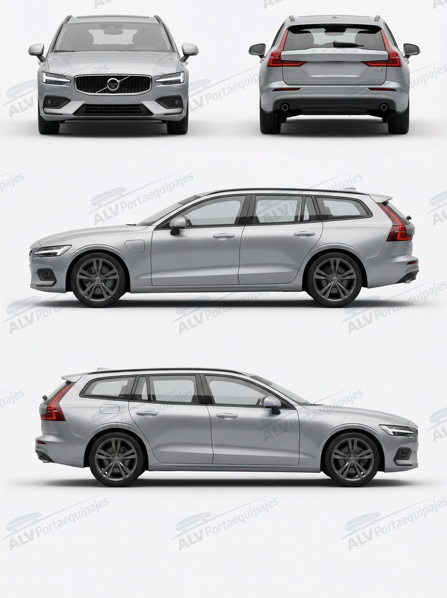 Volvo V60 Familiar (II - railing integrado) (2018-->)