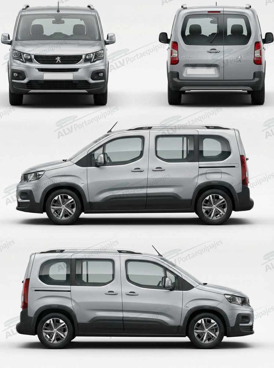 Peugeot Rifter M/Standard (I - railing) (2018-->)