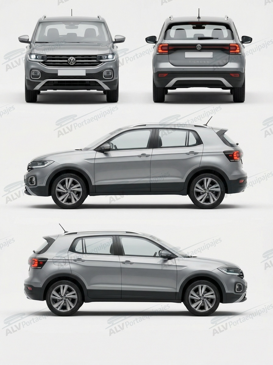 Volkswagen T-Cross 5p (railing) (2019-->)