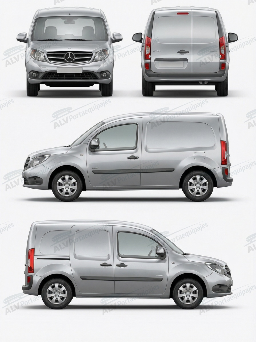 Mercedes Citan largo (W415 - con trampilla) (2013-->2021)