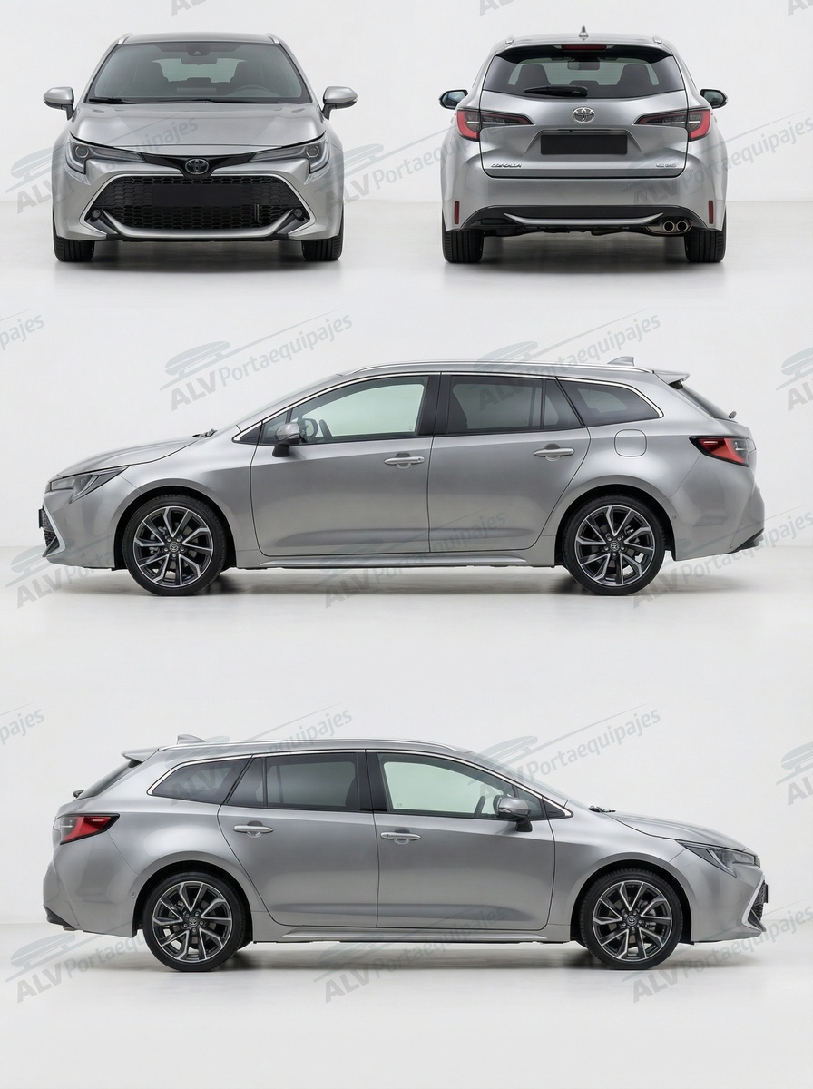 Toyota Corolla Touring Sports (III/210 - railing integrado) (2018-->)