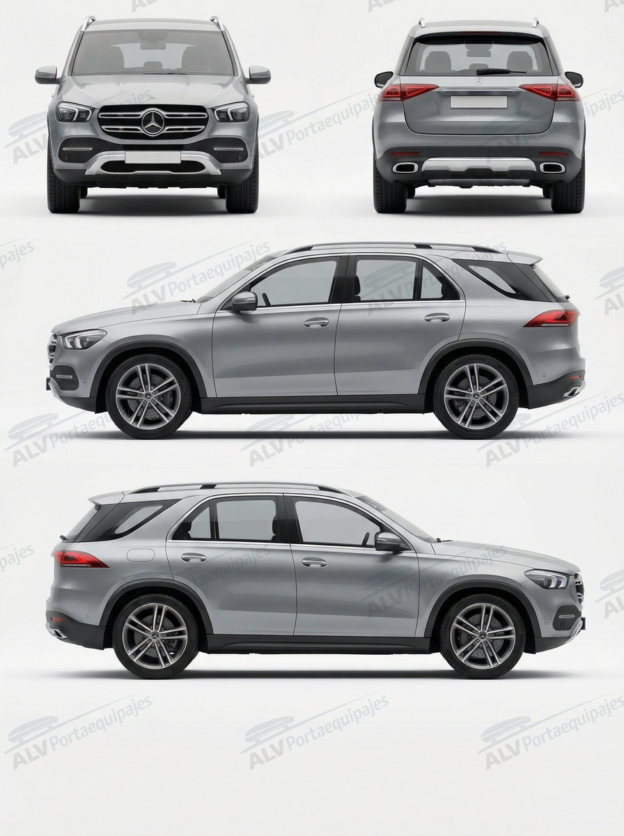 Mercedes Clase GLE 5p (W167 - railing) (2019-->)