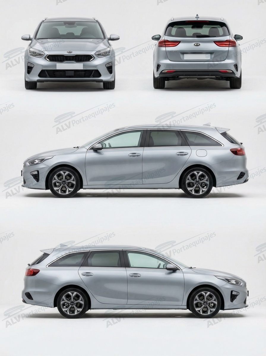 Kia Ceed Tourer (III/CD - railing integrado) (2018-->)