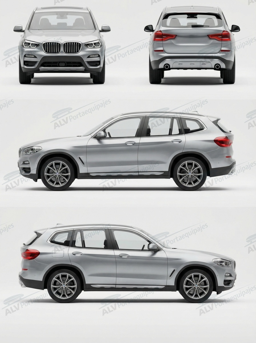 BMW X3 5p (III/G01 - railing integrado) (2018-->2024)