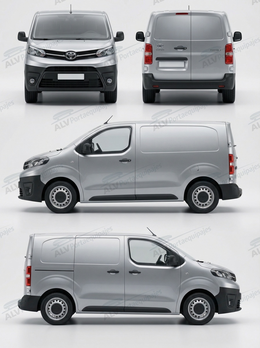 Toyota ProAce L0 (XS/compact - 3 puntos de fijaci&oacute;n) (2016-->)