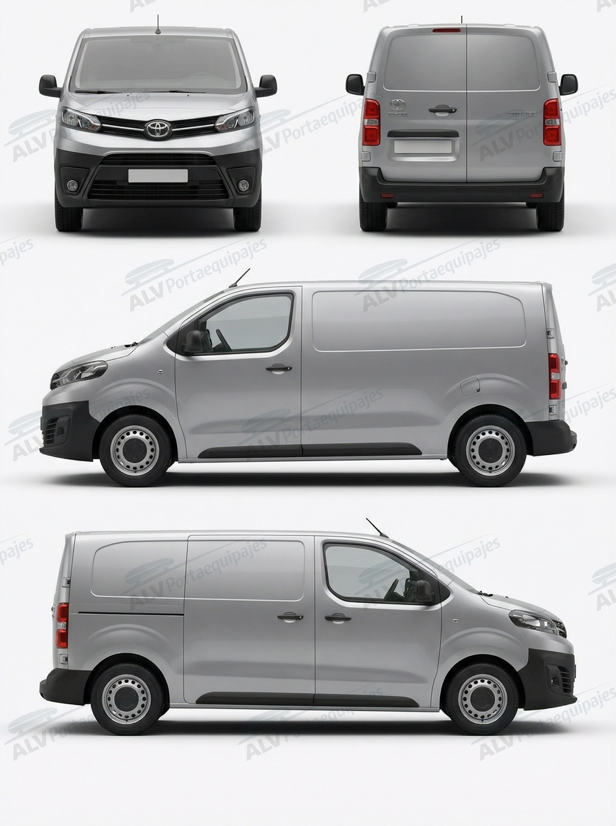Toyota ProAce L1 (M/media - 3 puntos de fijaci&oacute;n) (2016-->)